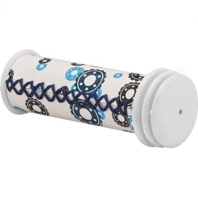 Грипсы VLG-200-1 Velo 105 мм бело-черно-синие 150183