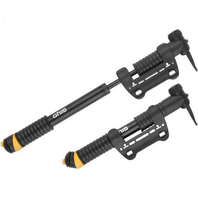 Насос GP-02 Giyo ручной, черный с жёлтыми вставками 320022