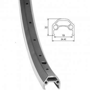 Обод 24" (ЖВМЗ) 32Н двойной, черный с проточкой Обод 24" (ЖВМЗ) 32Н двойной, черный с проточкой