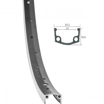 Обод 26" HLQC-10A-1 14Gх36Н одинарный фрезерованный, черный Обод 26" HLQC-10A-1 14Gх36Н одинарный фрезерованный, черный