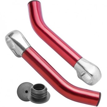 Рога на руль BLF-C2 алюминиевые красные