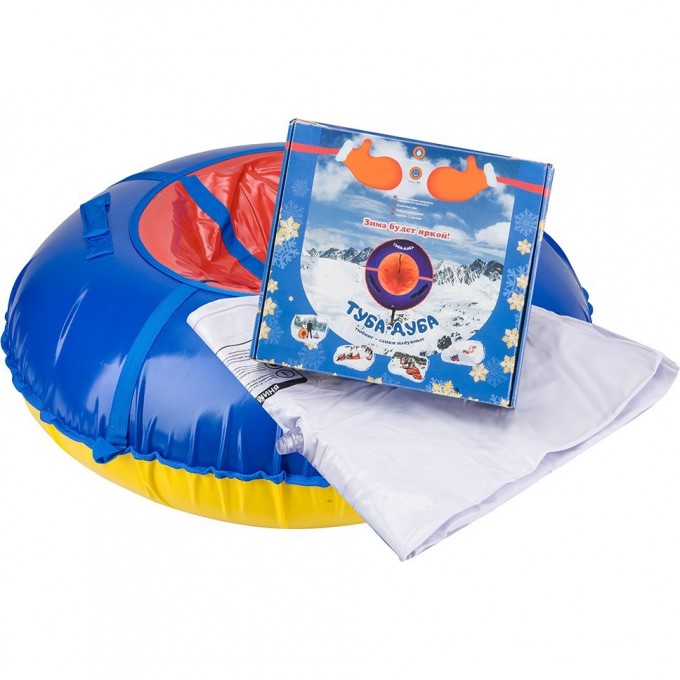 Санки надувные "Туба-Дуба Т-108" комплект в коробке с белой камерой ПВХ 710138