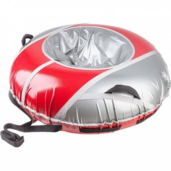 Санки надувные STELS D125 см усиленные, серо-красные Санки надувные STELS D125 см усиленные, серо-красные