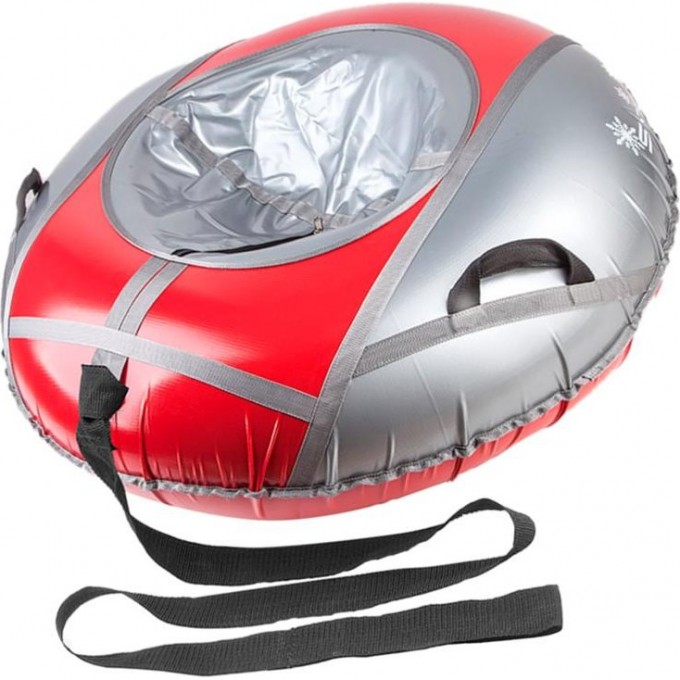 Санки надувные (тюбинг) STELS 90 см, тент без камеры СН040.090, серый/красный-серый 2007000073209