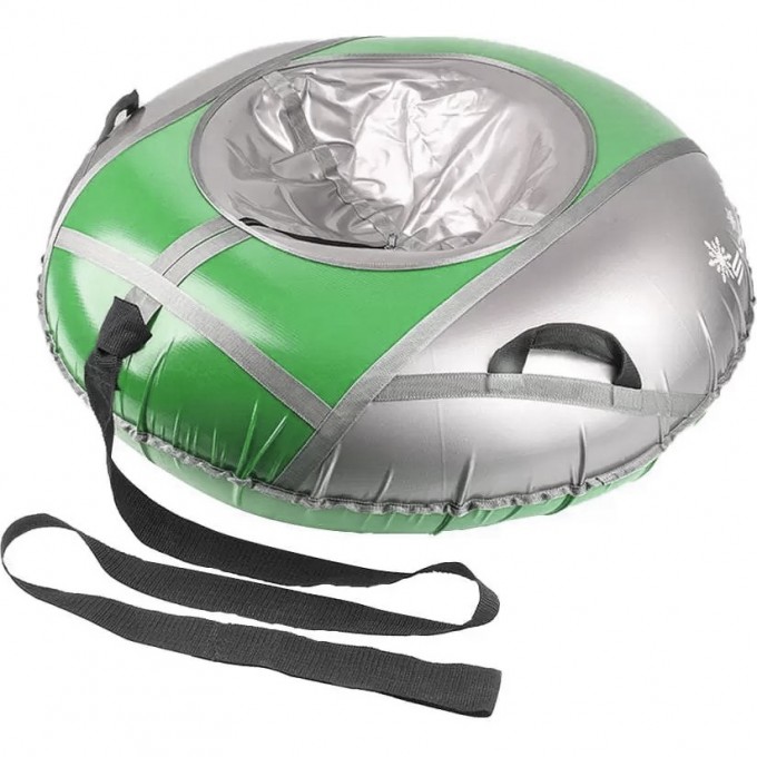 Санки надувные (тюбинг) STELS 90 см, тент без камеры СН040.090,серый/серый-салатовый 2007000073216