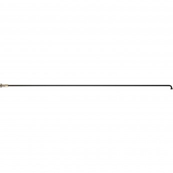 Спица с латунным ниппелем 230 мм, стальная черная Спица с латунным ниппелем 230 мм, стальная черная
