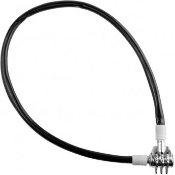 Трос-замок 86501, 10х650 мм, с кодовым замком, чёрно-серебристый Трос-замок 86501, 10х650 мм, с кодовым замком, чёрно-серебристый