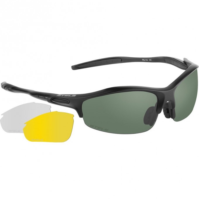 Велоочки STELS 9521A матово-черные 700031