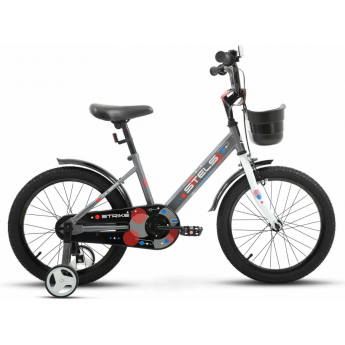 Велосипед STELS 18" STRIKE VC (JU135647) серый