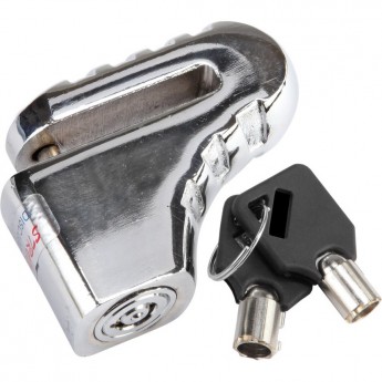 Замок 83203 на дисковый тормоз серебристый