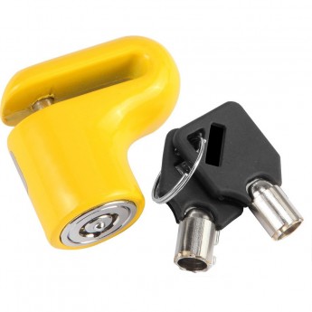 Замок 83205 на дисковый тормоз жёлтый